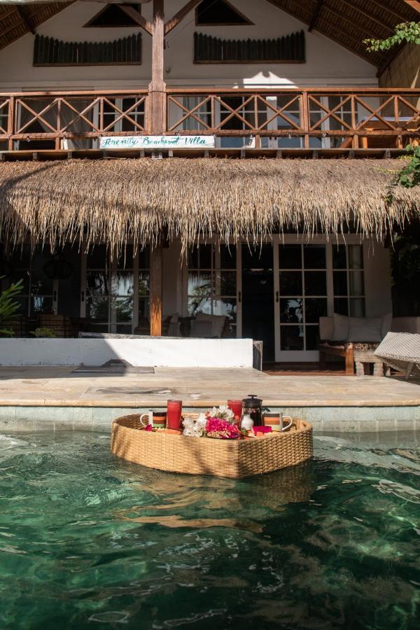 Serenity Luxurious Beachfront Villa & Spa With Private Infinity Pool, 8 Guests Gili Islands Exterior photo